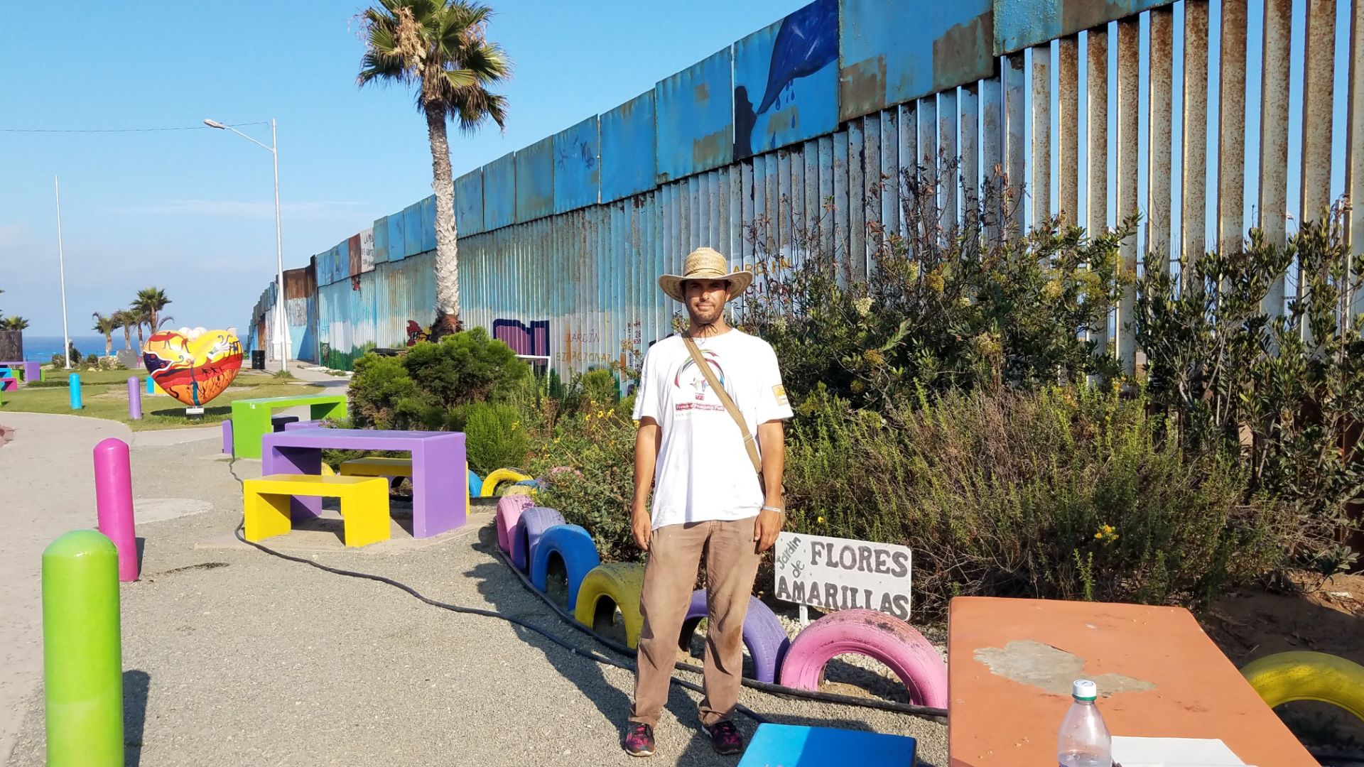 Dan Watman, coordinator of the Binational Friendship Garden